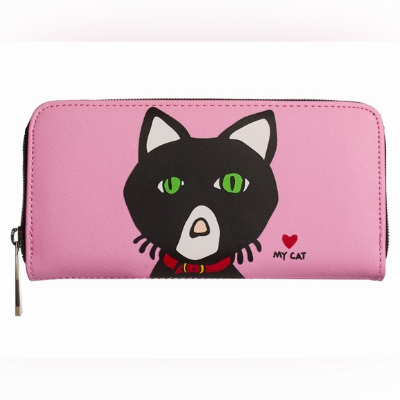 New MarcTetro pink cat wallet “MY CAT ❤️” - Picture 1 of 10